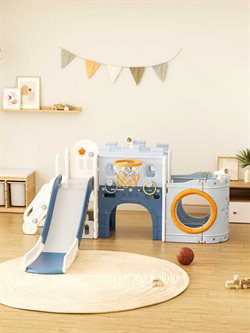 Kids Zone fantasiskibet med rutsjebane